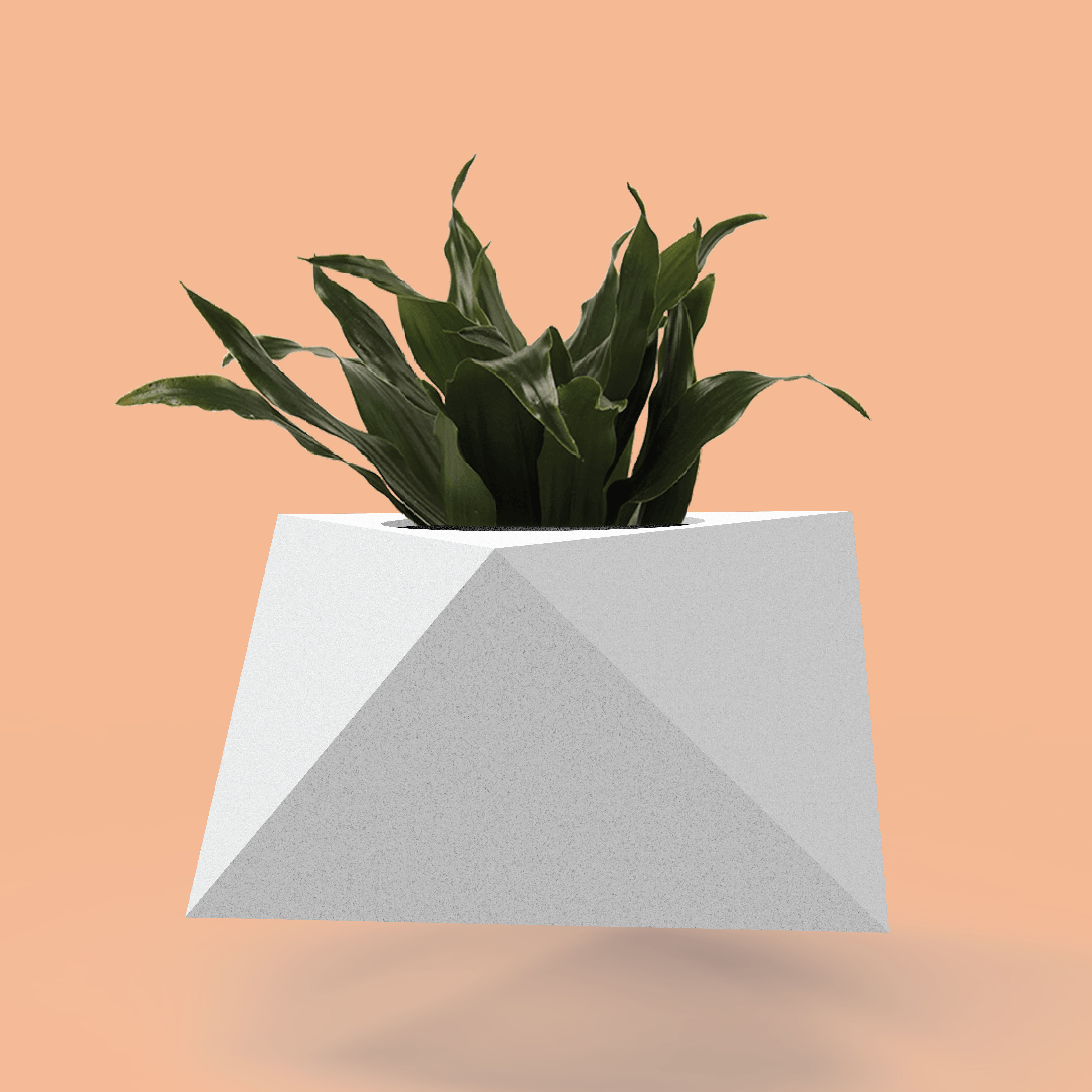 Mold for concrete planter pot
