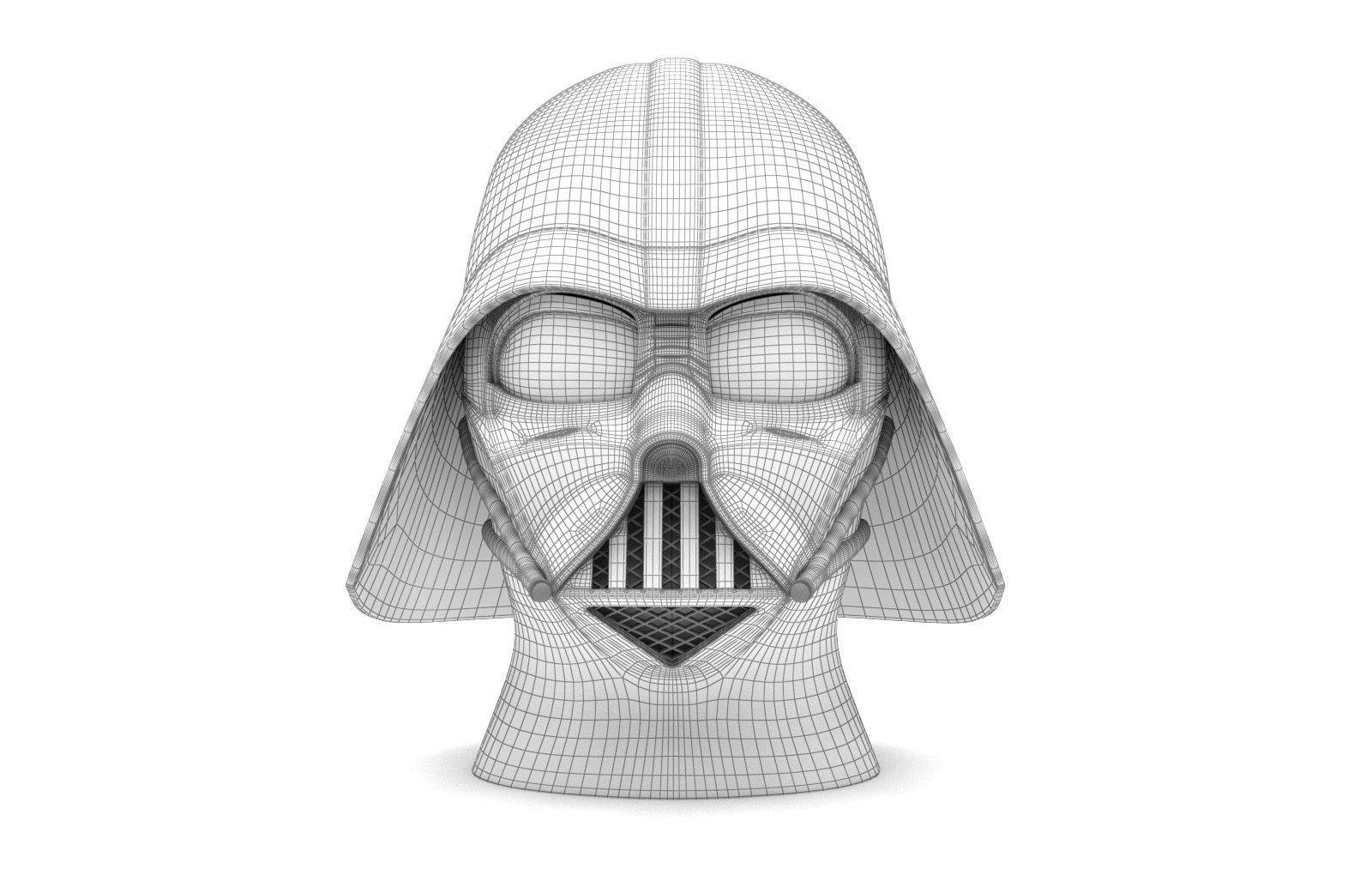 Darth Vader helmet high definition mesh 3D model | CGTrader