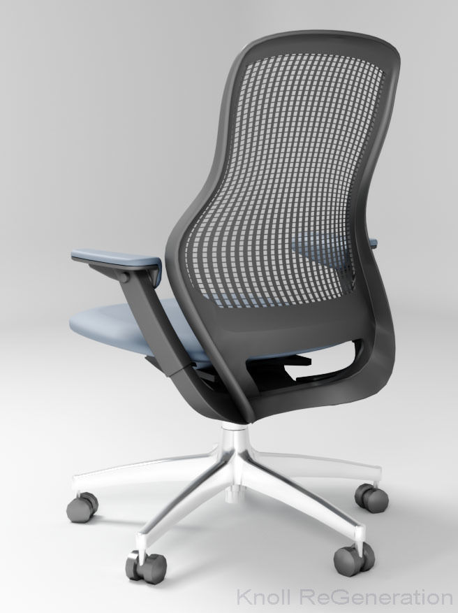 Knoll ReGeneration desk chair 3D model CGTrader