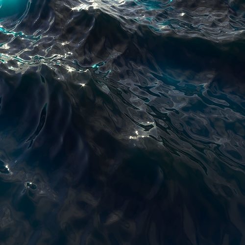 Ocean Print 8 3D model 3D printable | CGTrader