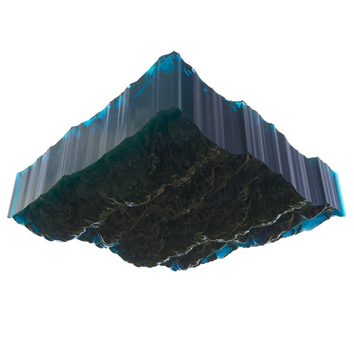 Ocean Print 15 3D model 3D printable | CGTrader