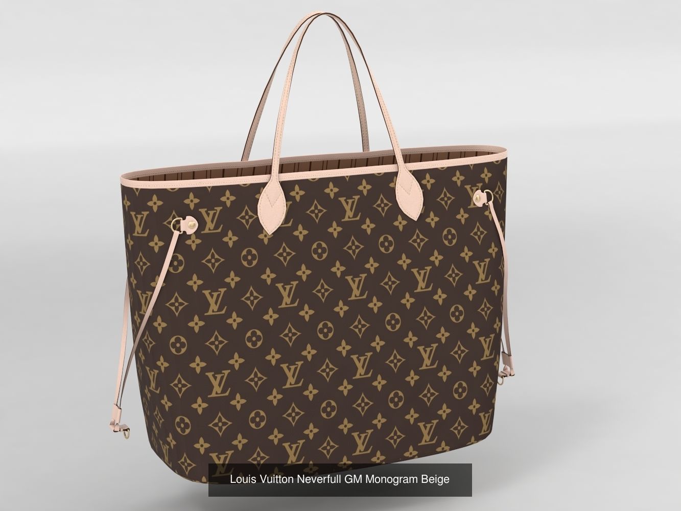 Louis Vuitton Neverfull GM Totes Collection CGTrader