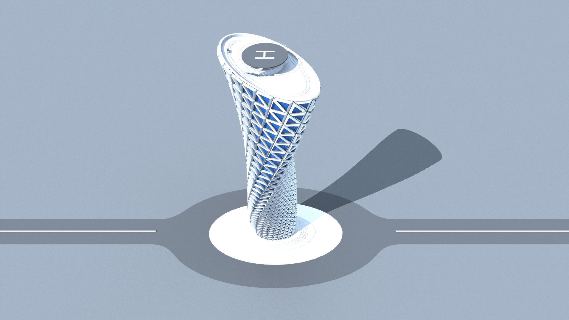 Parametric Twisted Skyscraper with Grasshopper 3D model | CGTrader