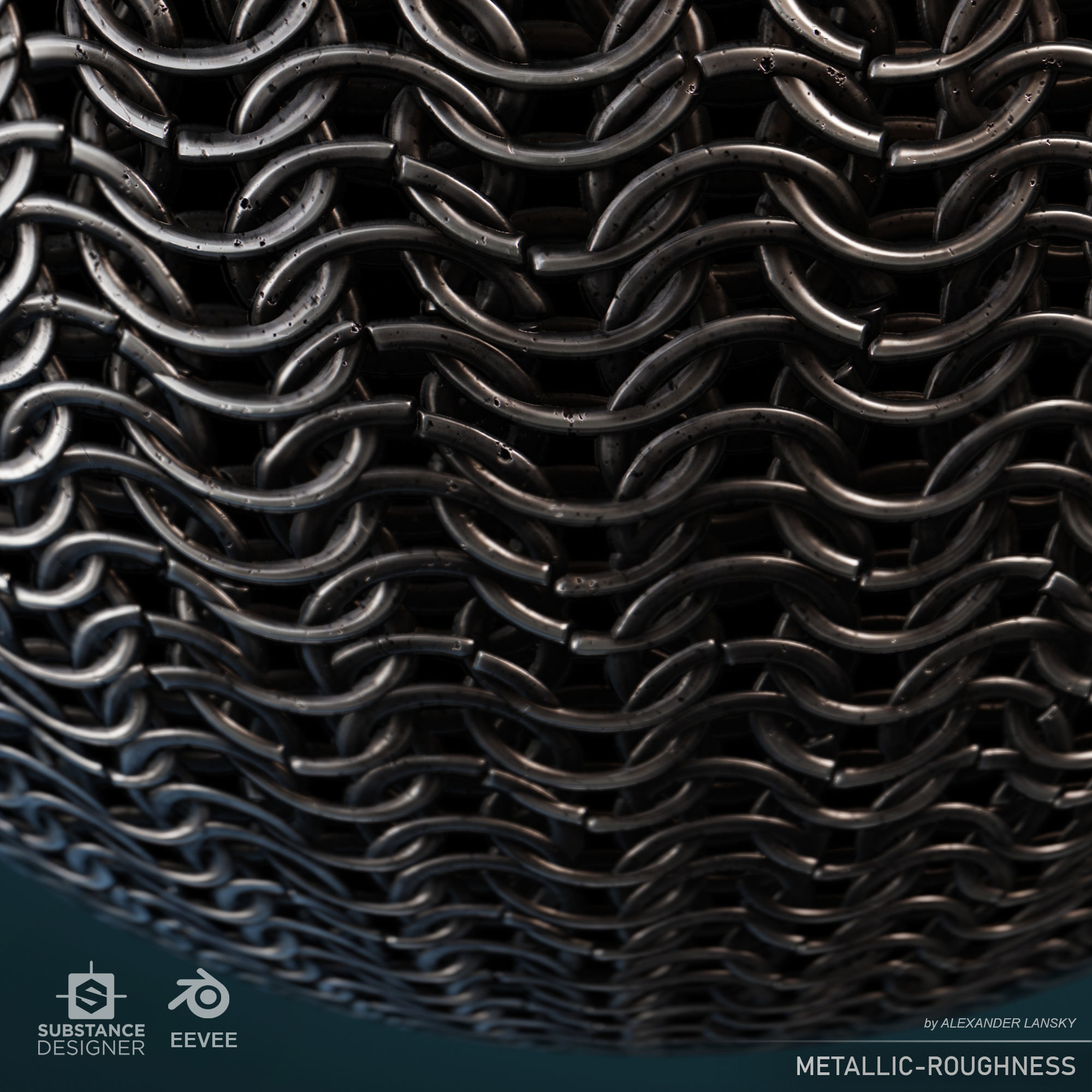 Seem Less Chain Texture Texture Butted chainmail seamless material VR / AR / low-poly | CGTrader
