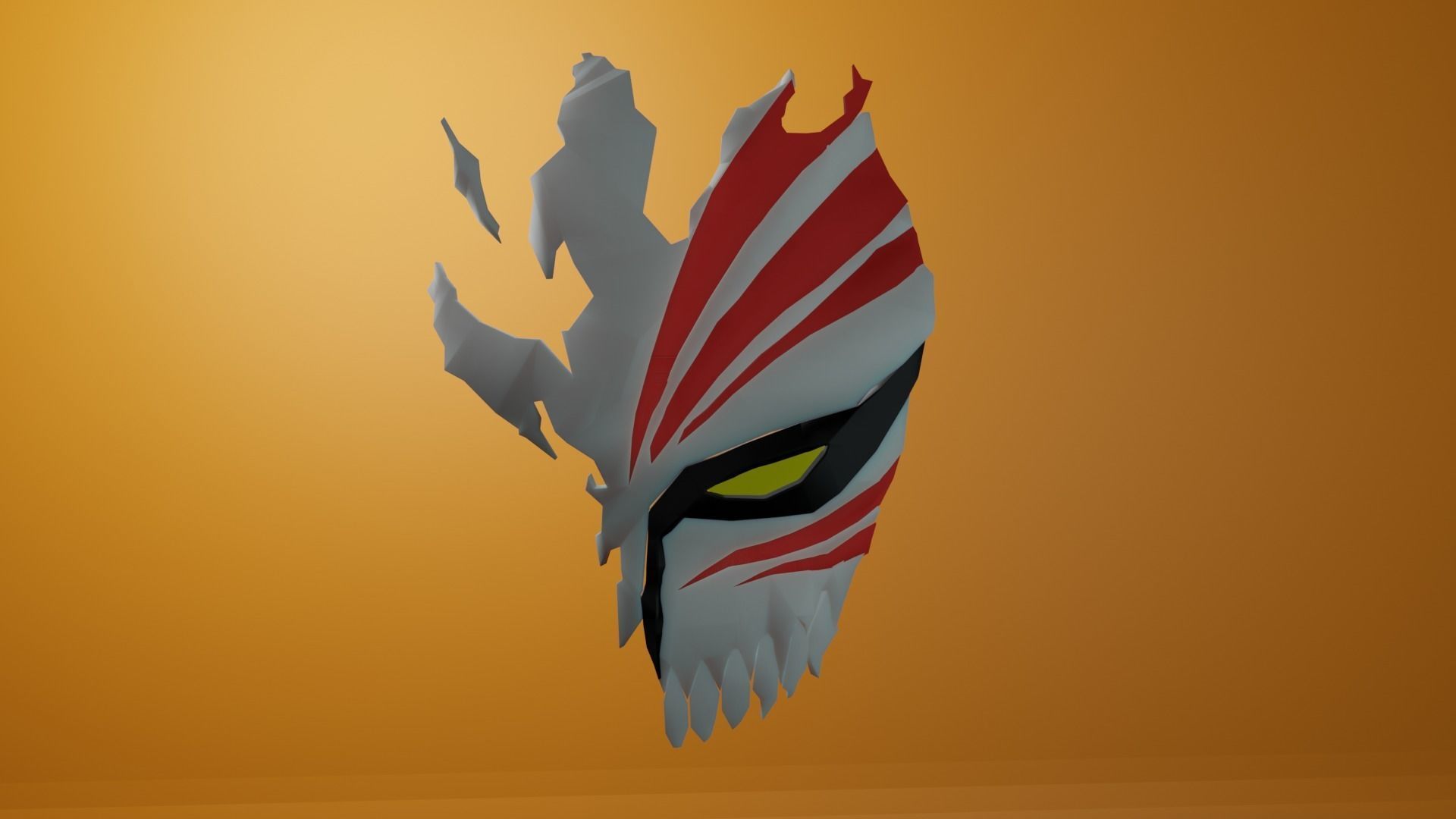Ichigos Hollow mask 3D model CGTrader