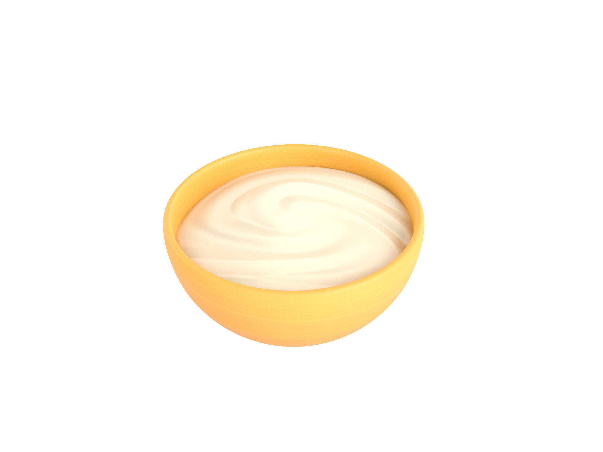 Yogurt 3D CGTrader