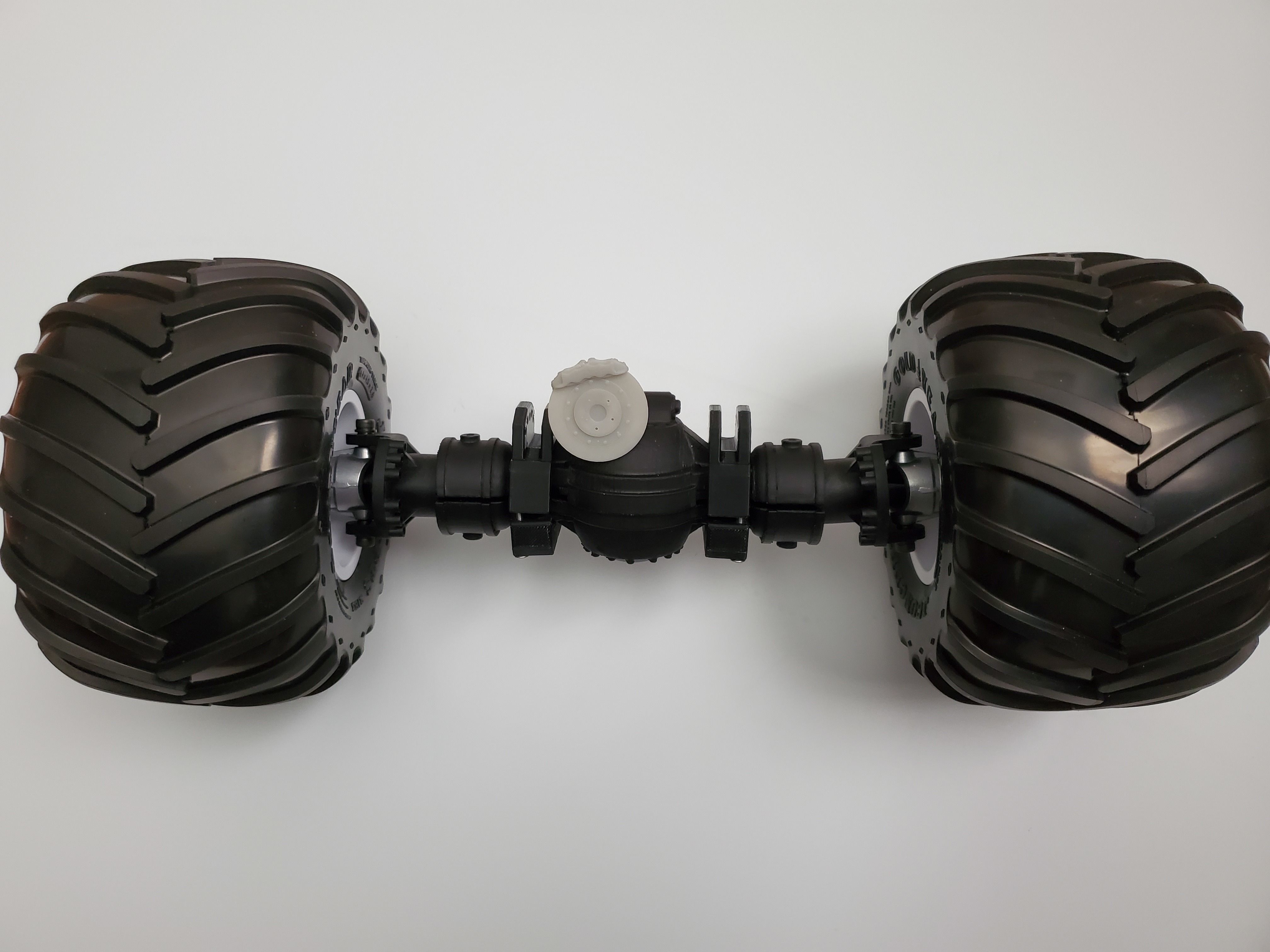 RC Monster Truck Axle Rockwell Axle free 3D model 3D printable CGTrader