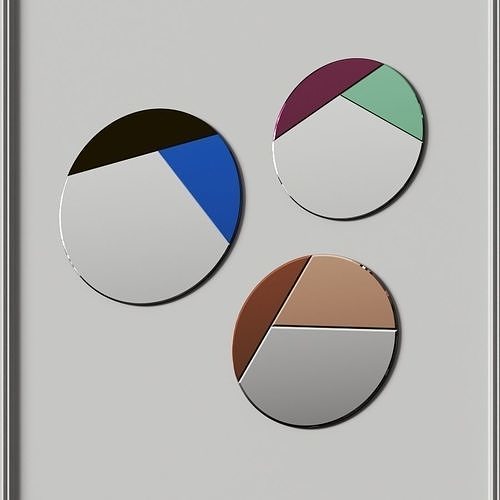 Reflections Copenhagen Nouveau Mirrors 3D model