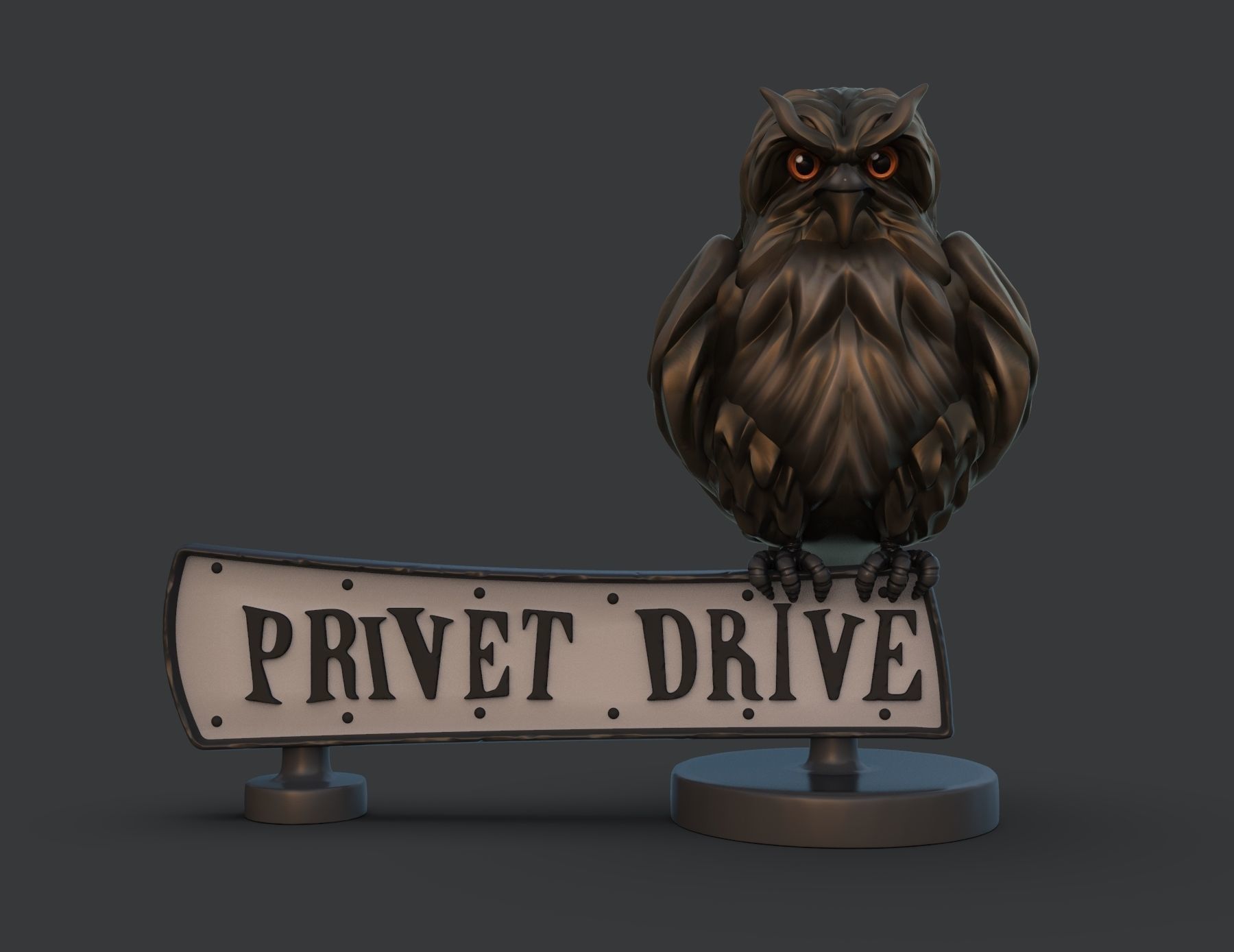 Privet Drive Sign 3D Model 3D Printable CGTrader Privet Drive Sign 3D Model 3D Printable CGTrader