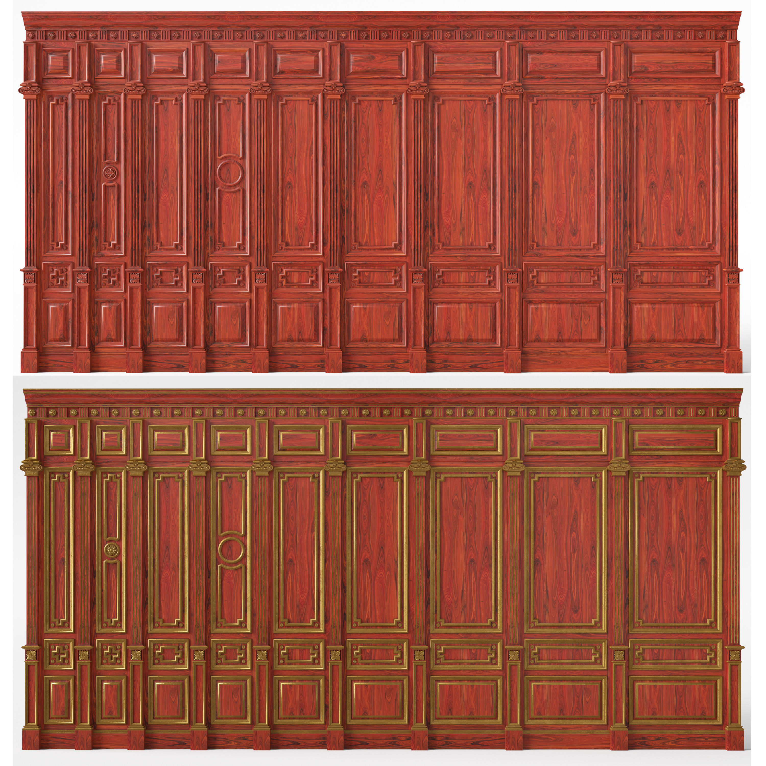 Wooden panels 03 04