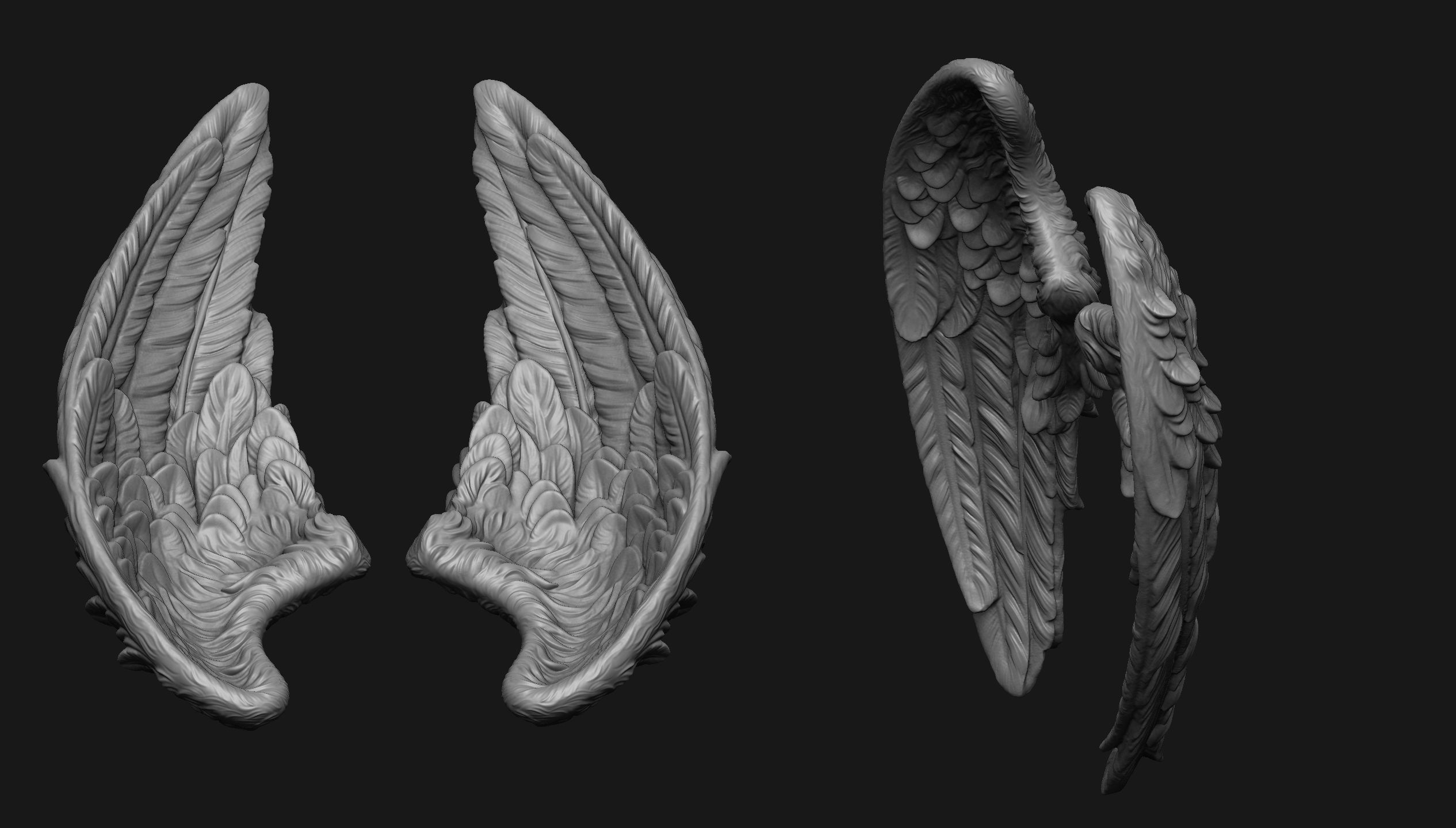 Wings Printable 6 3D model 3D printable | CGTrader