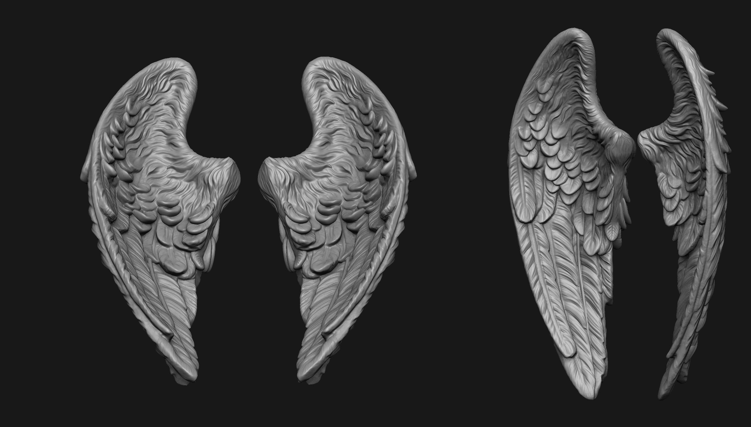 Wings Printable 6 3D model 3D printable | CGTrader