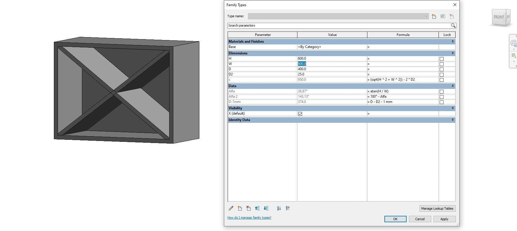Wine shelf Full parametric Revit Family free VR / AR / lowpoly 3D