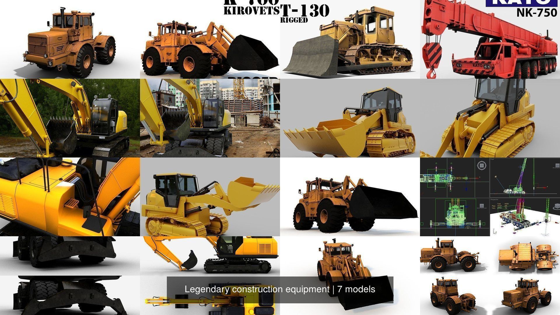 Legendary construction equipment