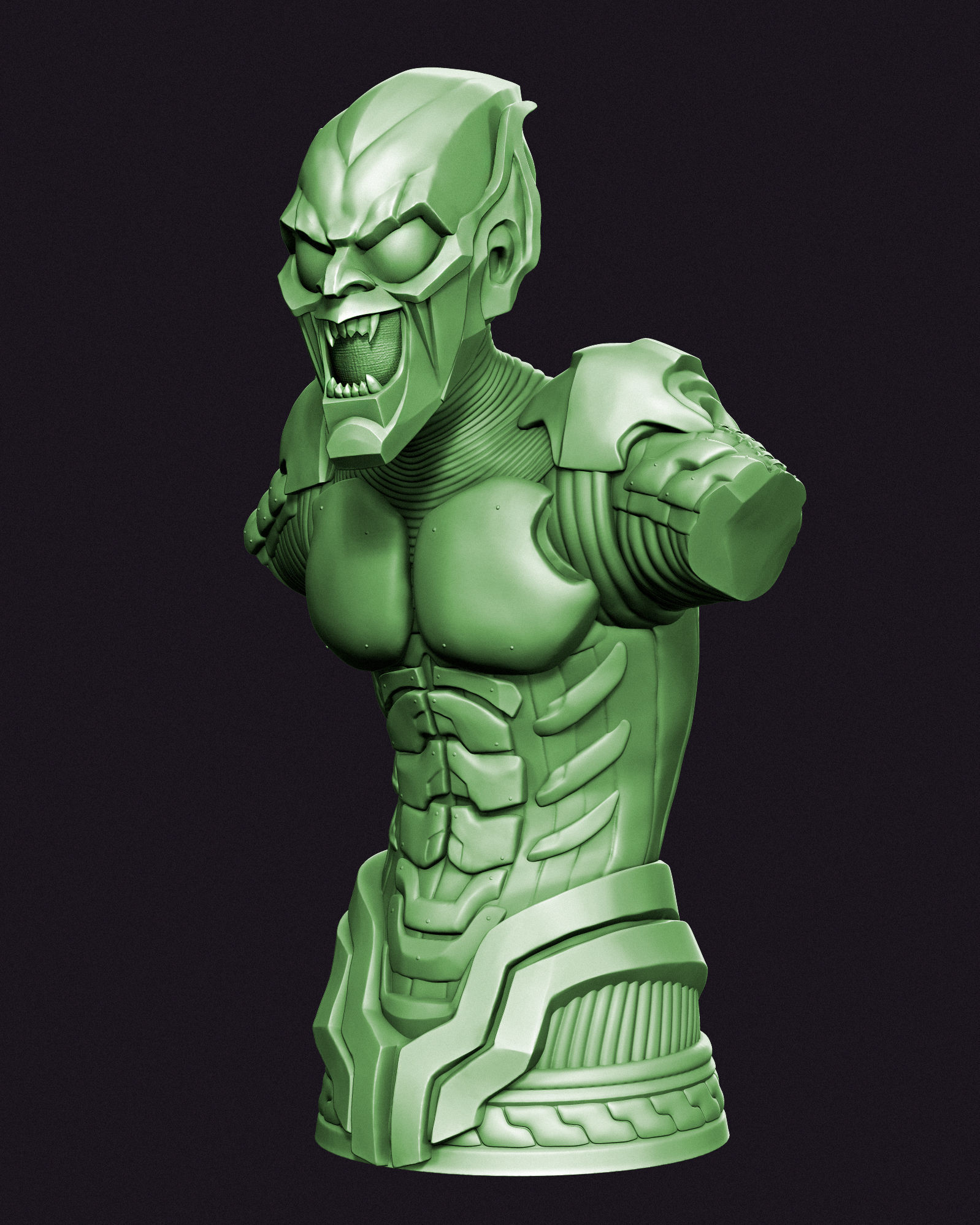 Green Goblin 3D model 3D printable | CGTrader