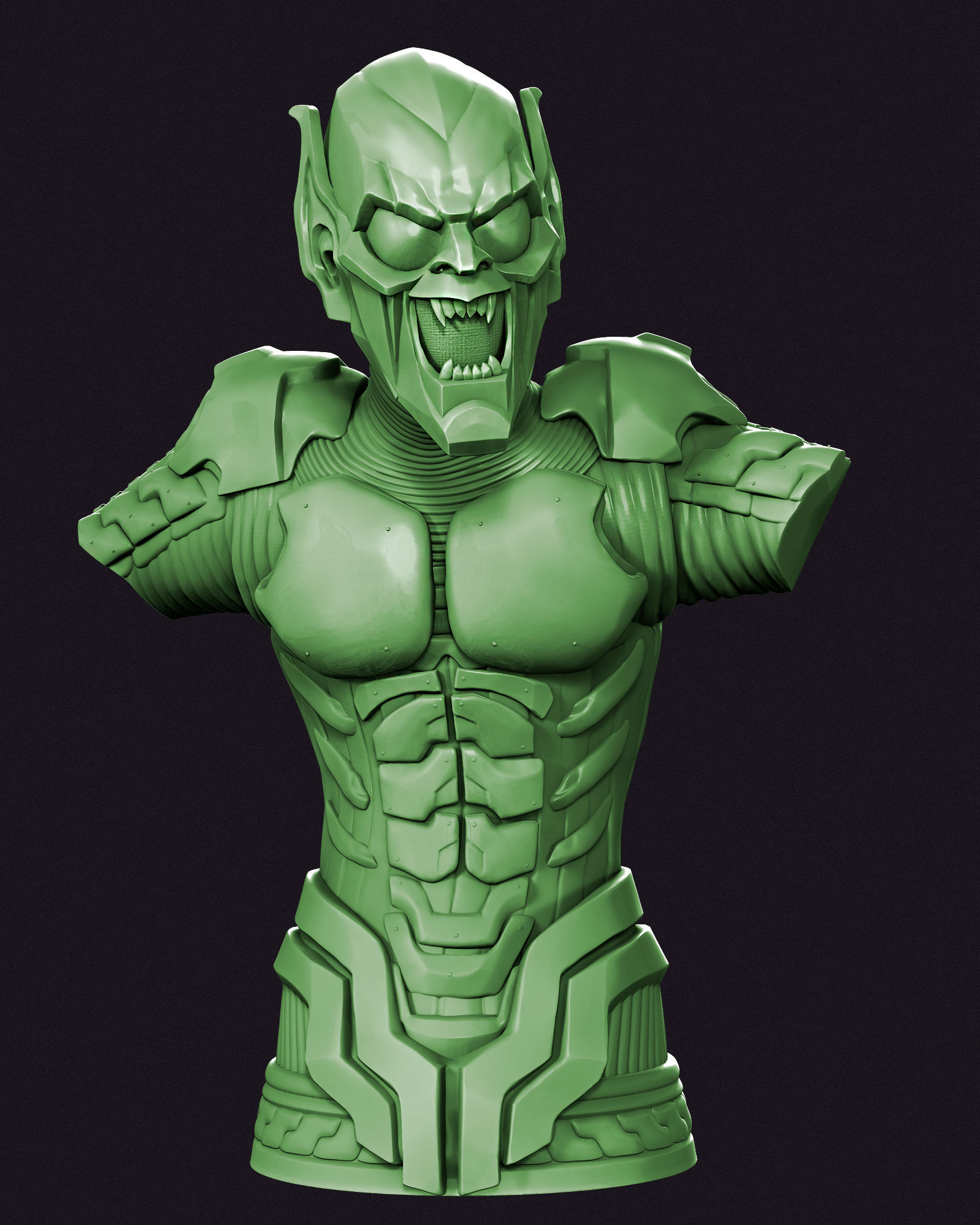 Green Goblin 3D model 3D printable | CGTrader