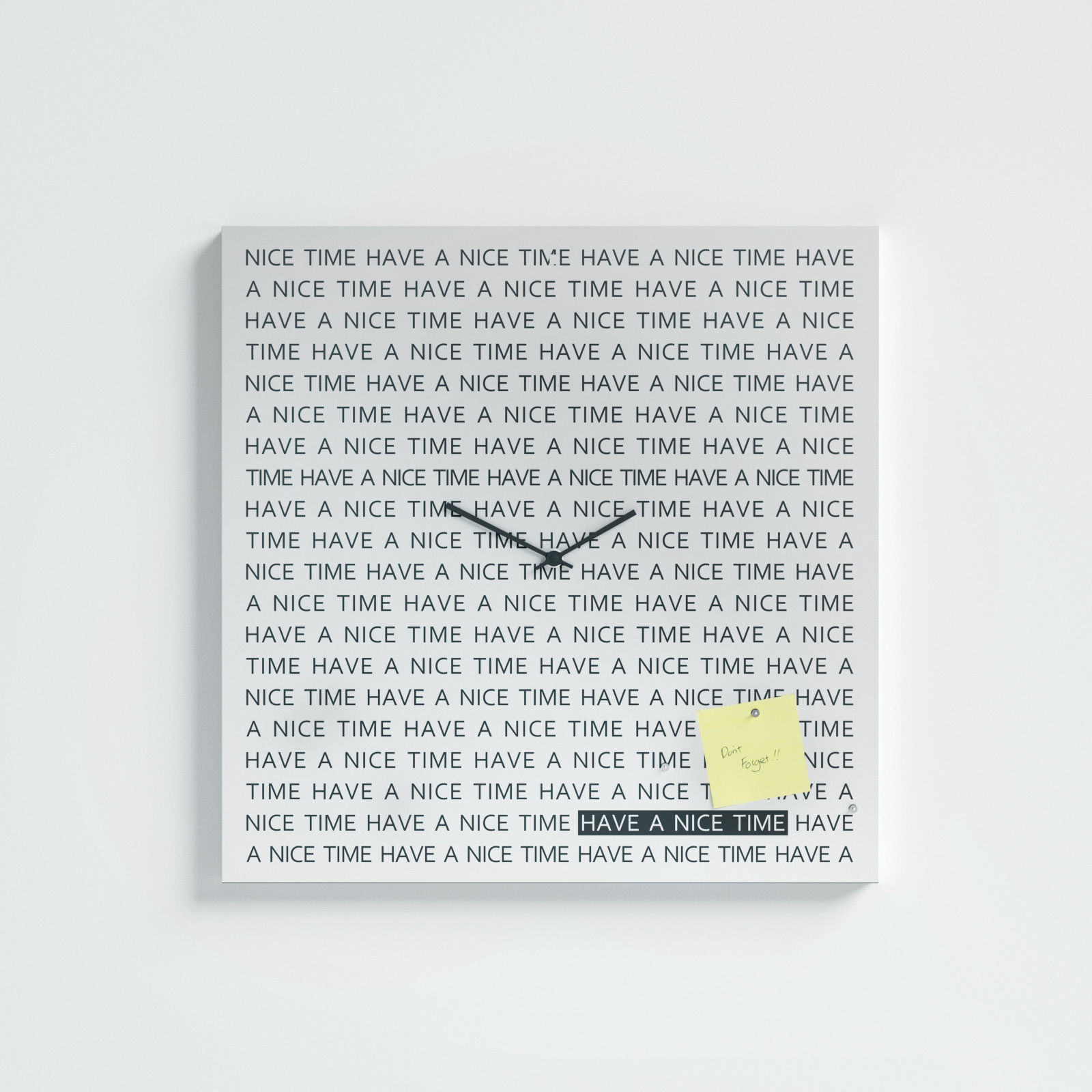 Nice Time Wall Clock by dESIGNoBJECT 3D model MAX OBJ FBX