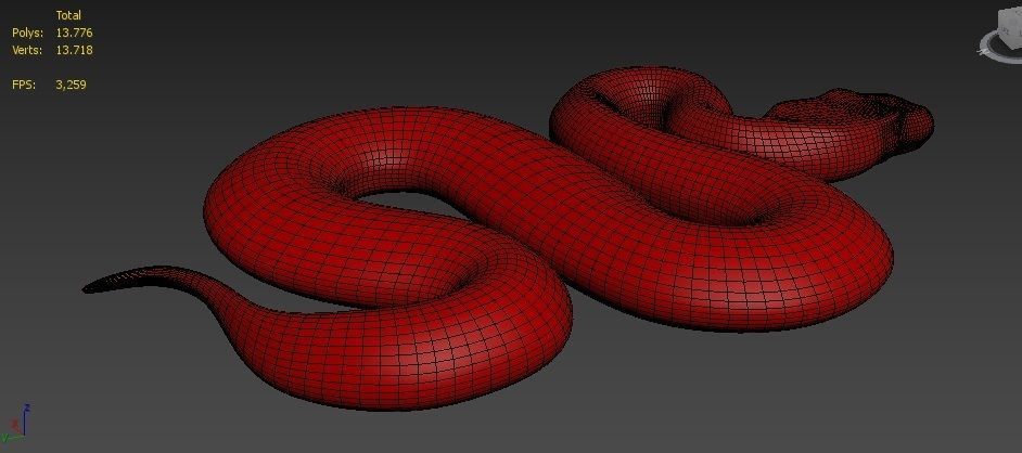 ball python STL 3D model | CGTrader