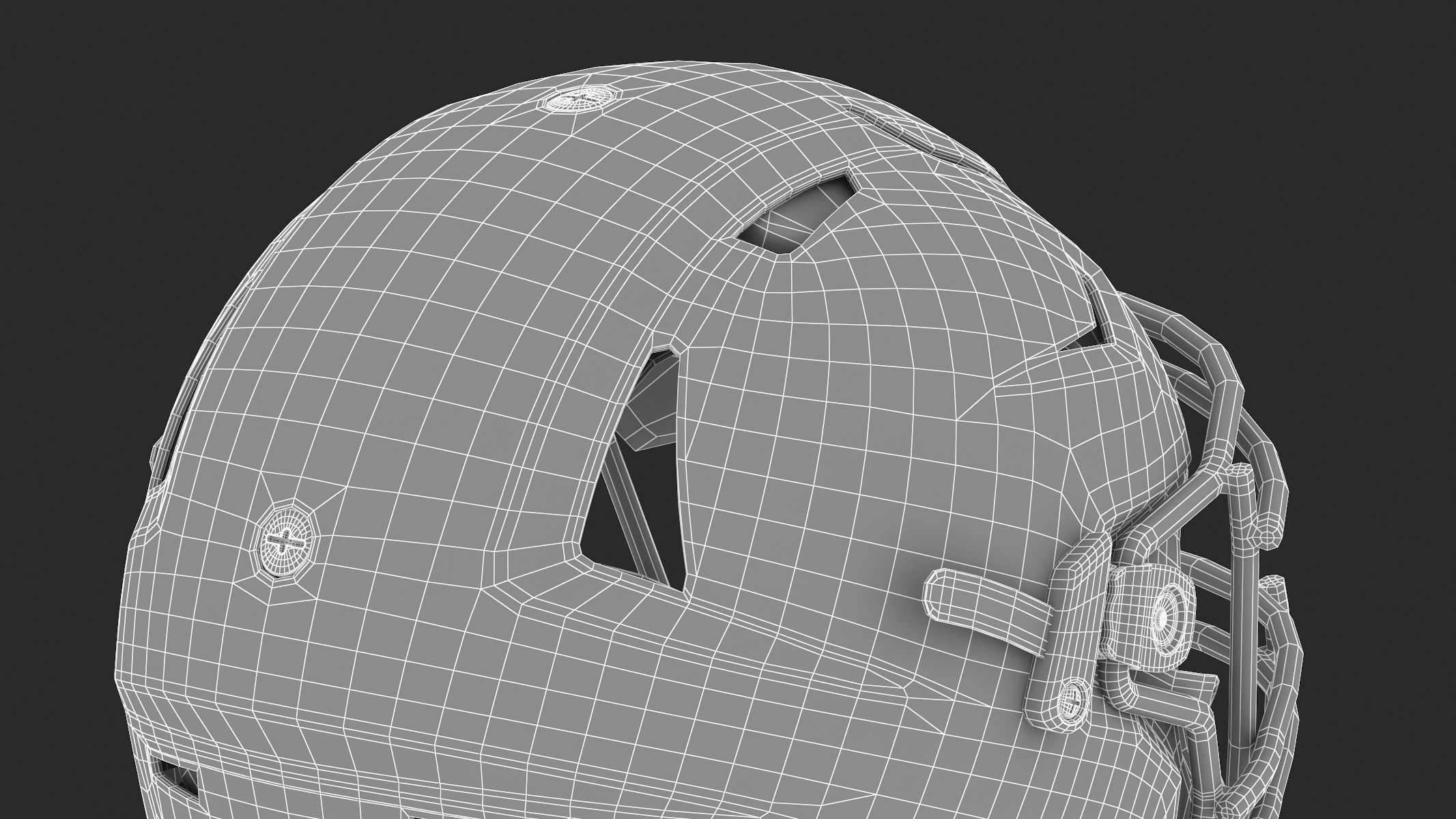 Speedflex Vector Riddell SpeedFlex Adult Football Helmet with Facemask 3D model | CGTrader
