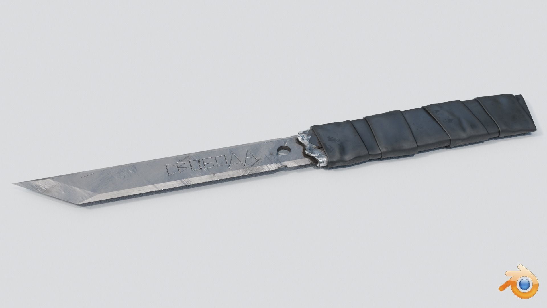 3D model Prison Knife VR / AR / lowpoly rigged CGTrader