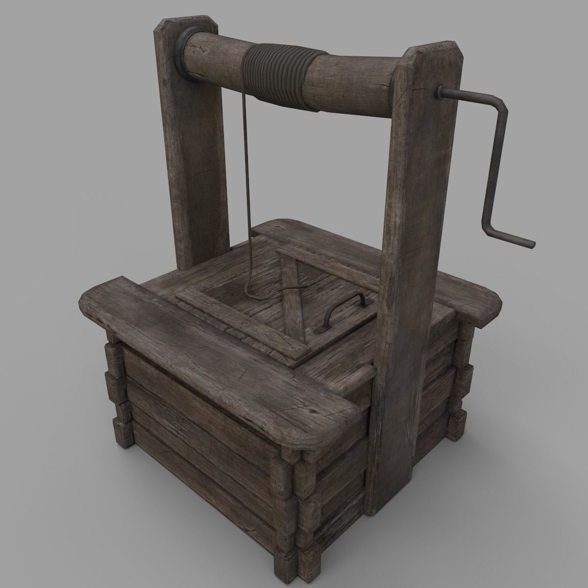 Wooden well