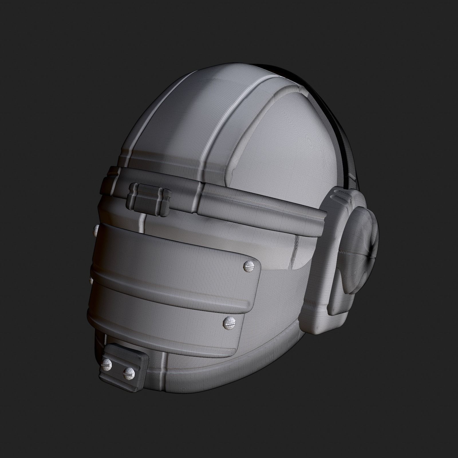 helmet fantasy high poly sculpt 3d printable 3D model | CGTrader