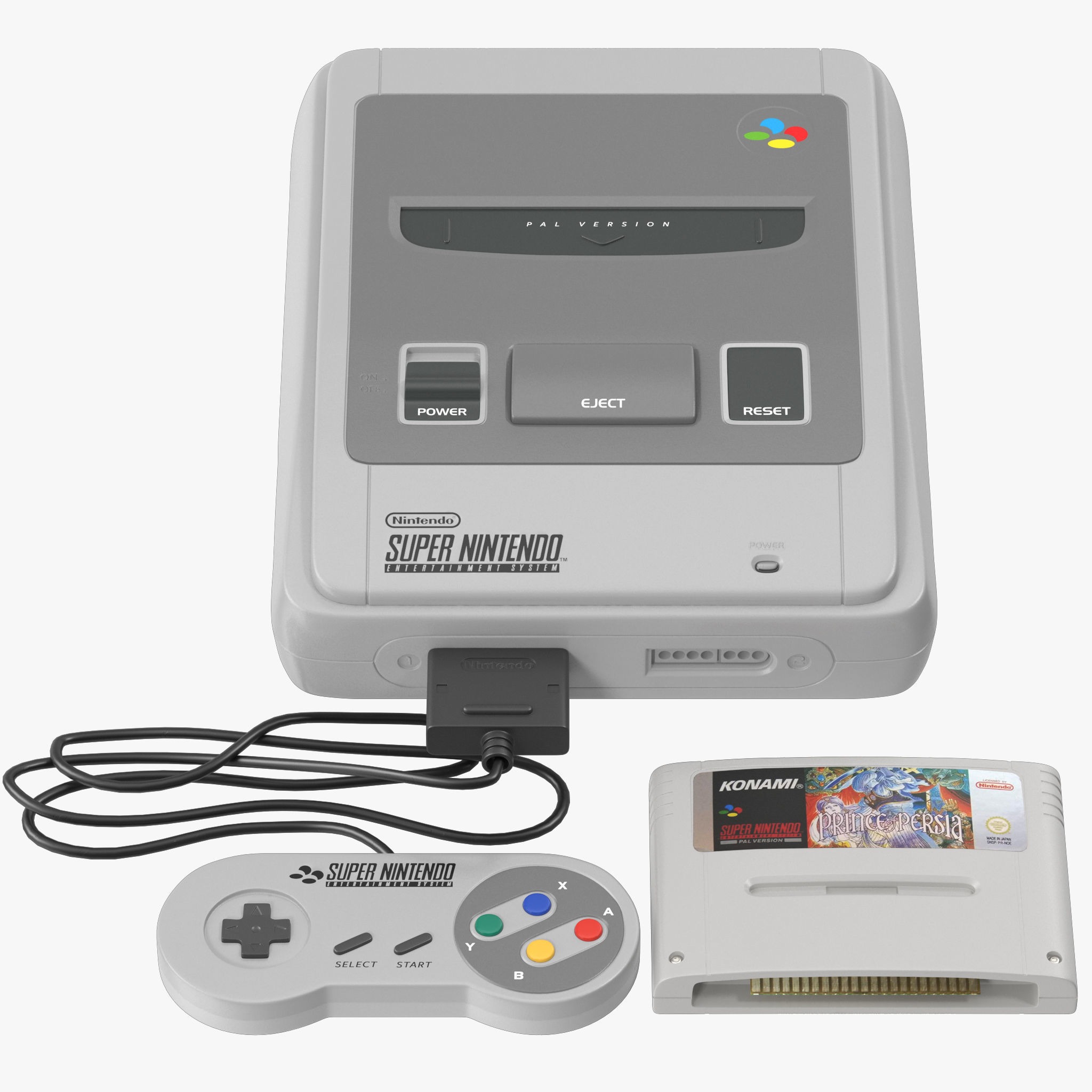Super Nintendo 3D model CGTrader