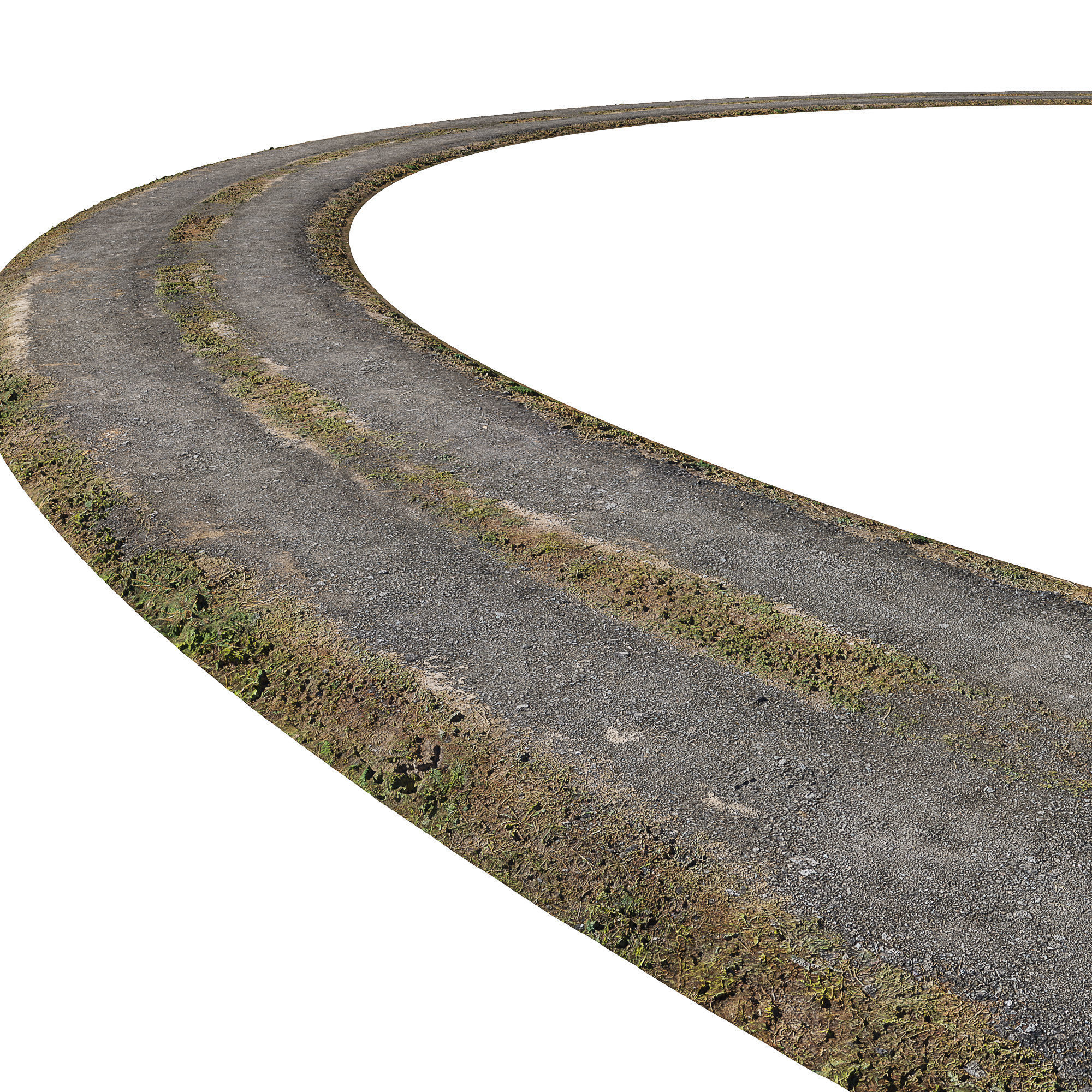 Ultra realistic Road Scan 3D model CGTrader
