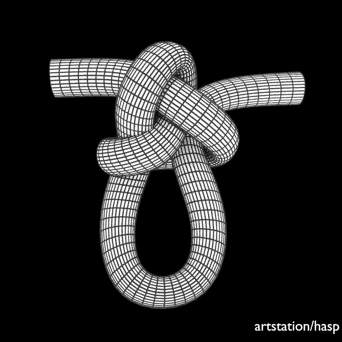 3D model professor rileys farmers loop knot VR / AR / lowpoly CGTrader