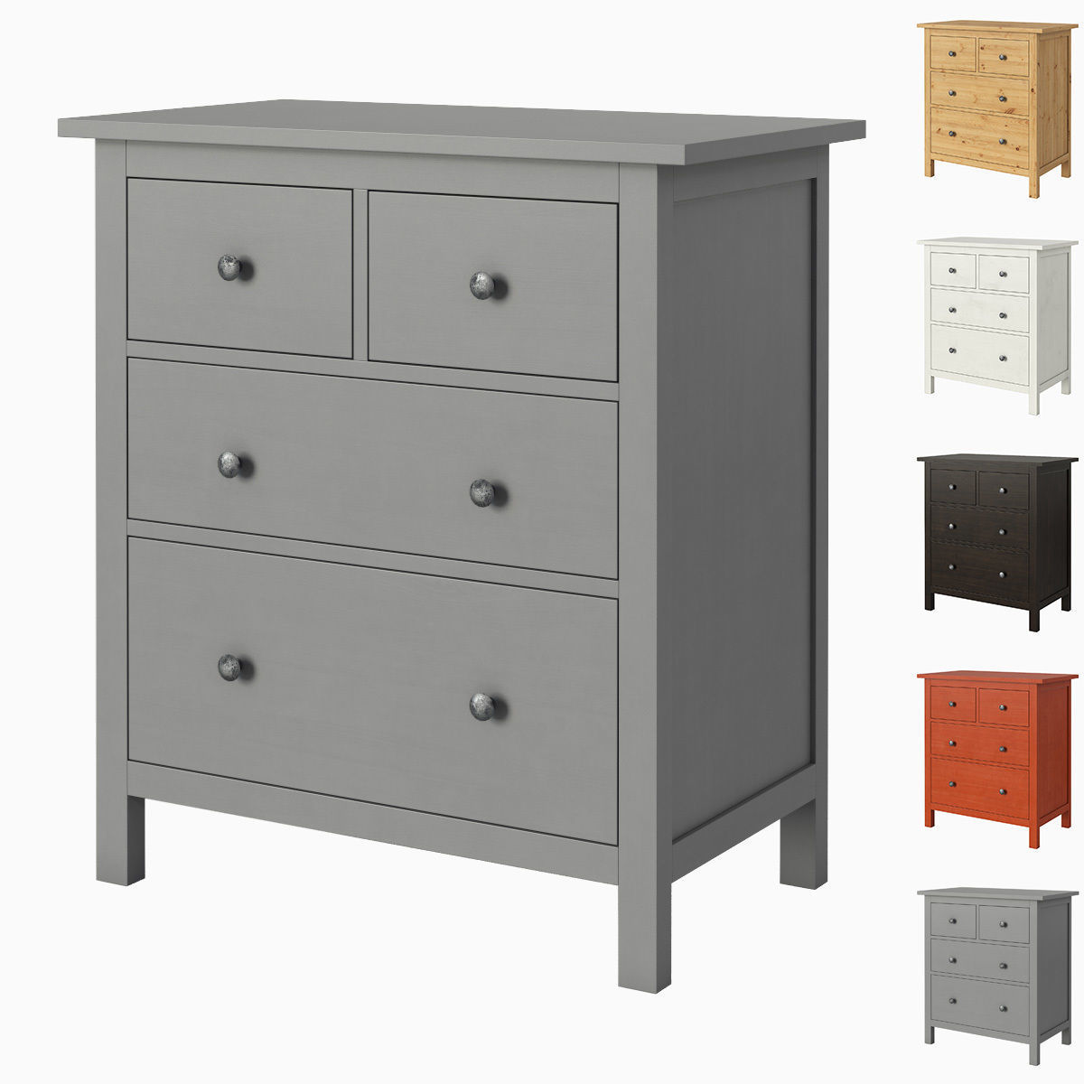 HEMNES 4-drawer chest