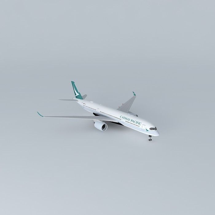 Cathay Pacific Airways Airbus A350 941 B LRA New Livery 2016 Free 3D model