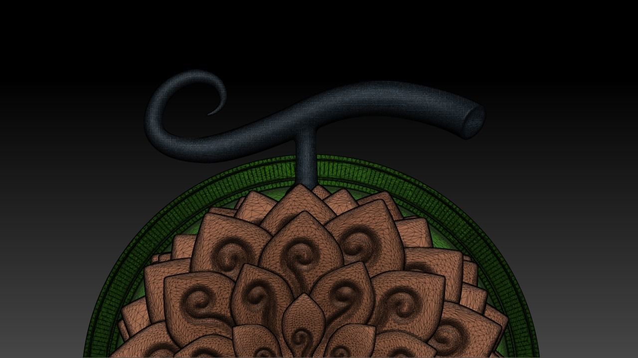 Hana Hana no Mi One Piece Devil Fruit 3D model 3D printable CGTrader