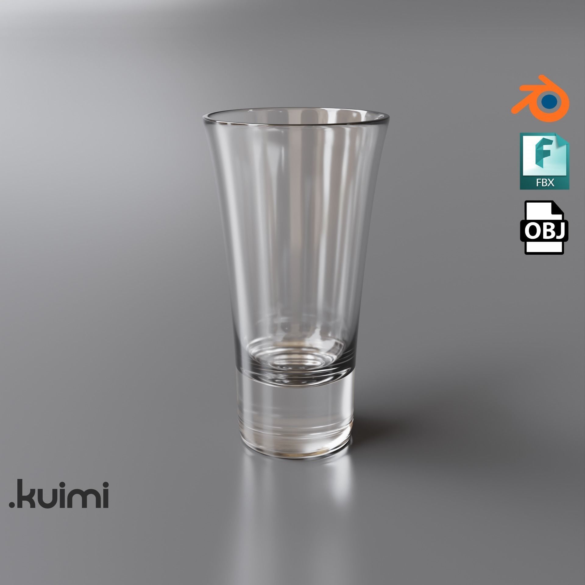 Free PBR Vodka Glass