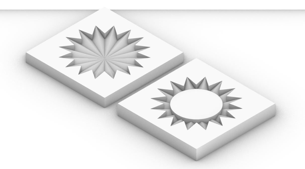 Geometric Circle Coaster Mold for Casting