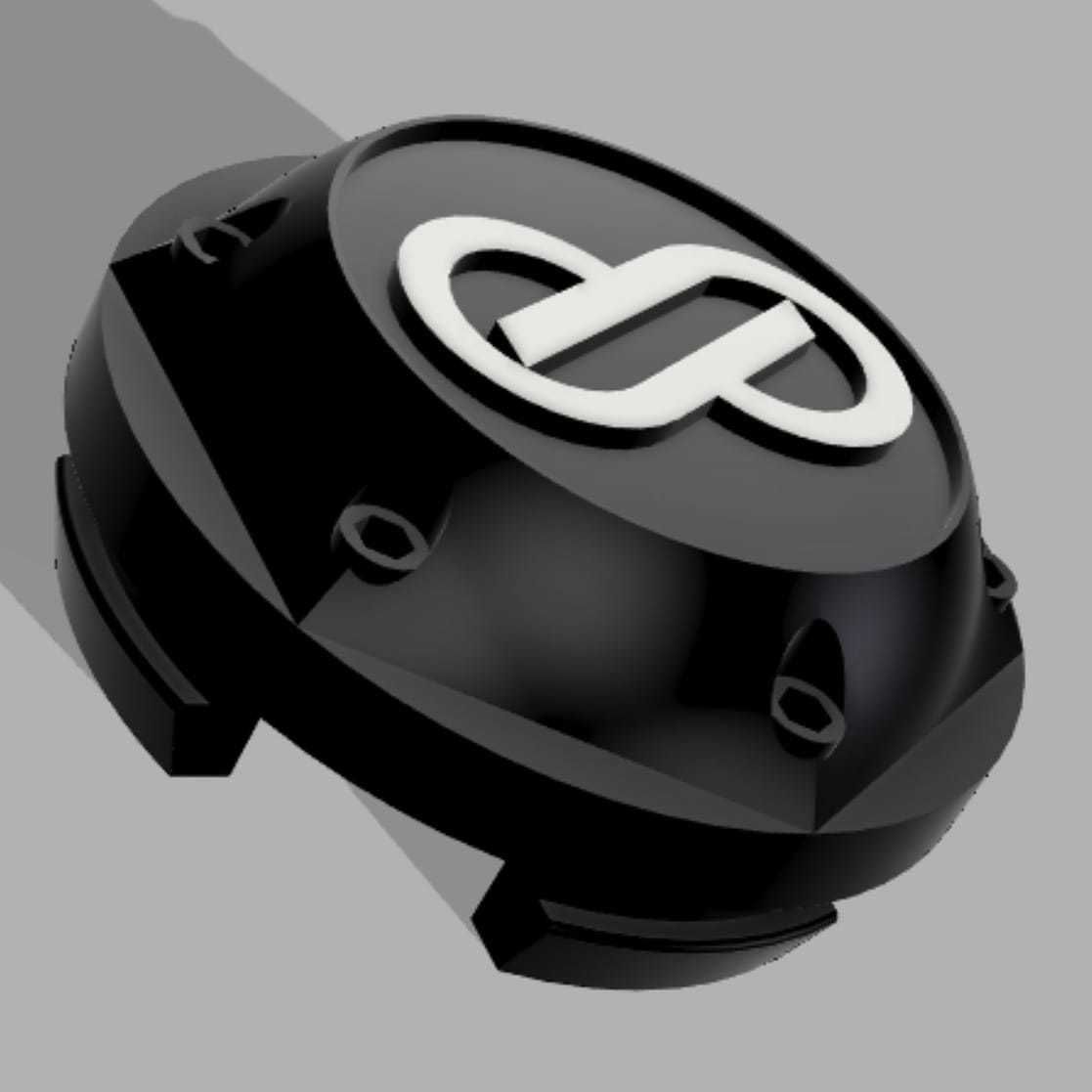 Center cap for EVO X Enkei Wheel 3D model 3D printable CGTrader