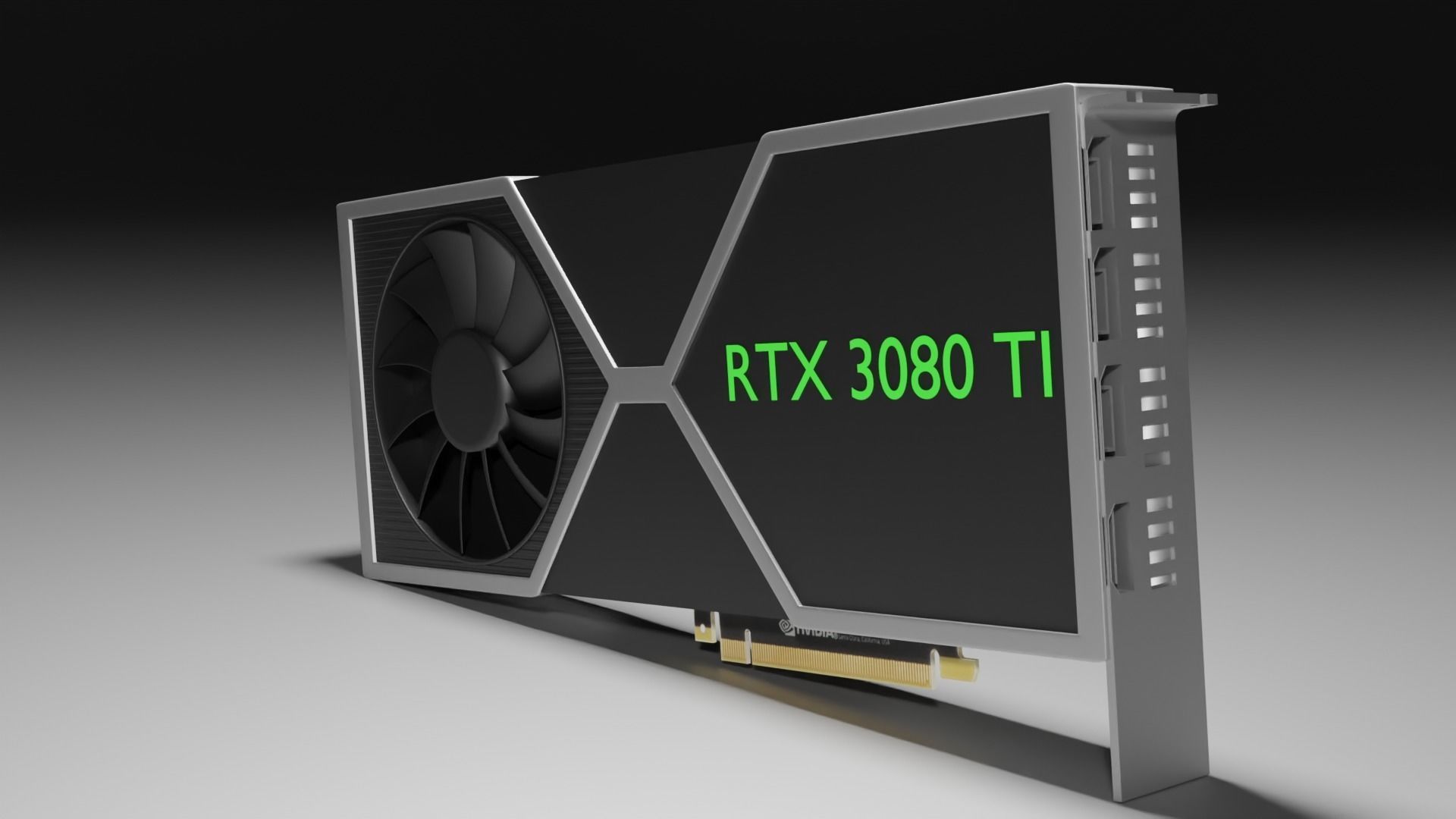 3D model RTX 3080 TI 3D MODEL VR / AR / low-poly | CGTrader