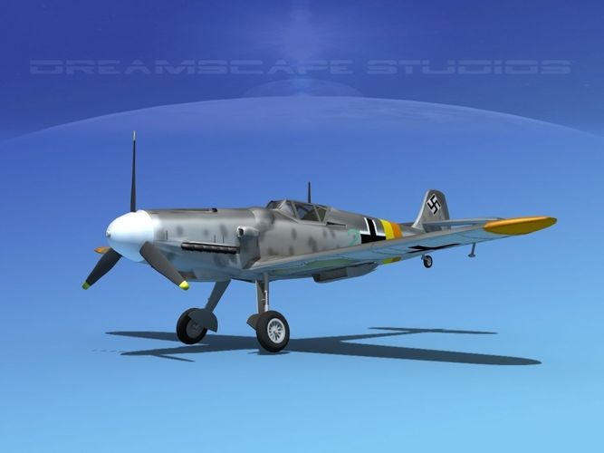 Messerschmitt BF-109 V01 3D model