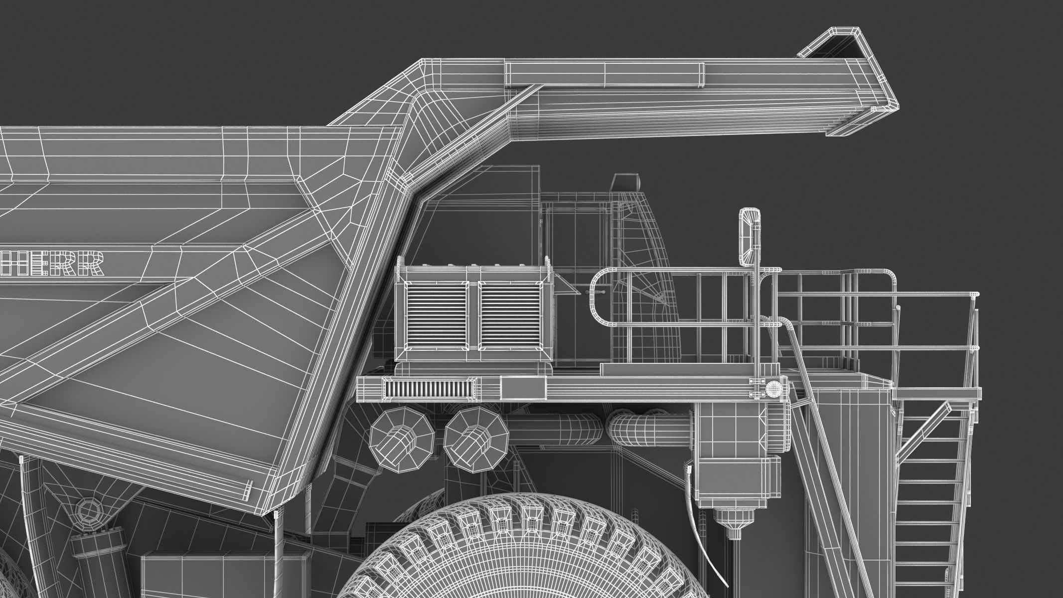 Liebherr T284 Mining Truck T 284 3D model | CGTrader