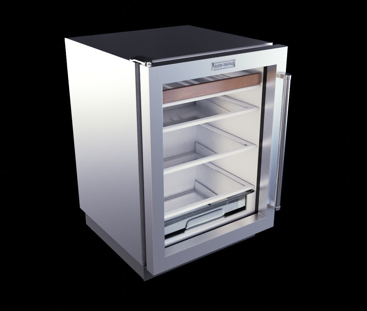 3D model Sub Zero Beverage Fridge CGTrader