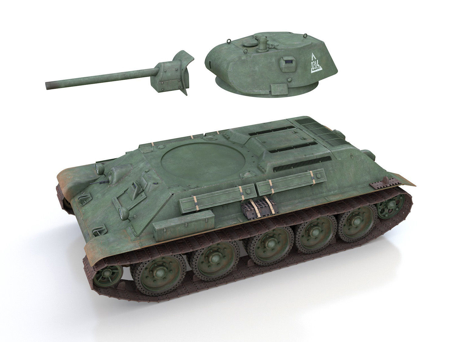 thumbnail image 2 of Verlinden 1/35 T-34/76 Model 1941 Tank Interior Detail Set – For Dragon Kit – Resin & Photo-Etch – 2162 2 of 3