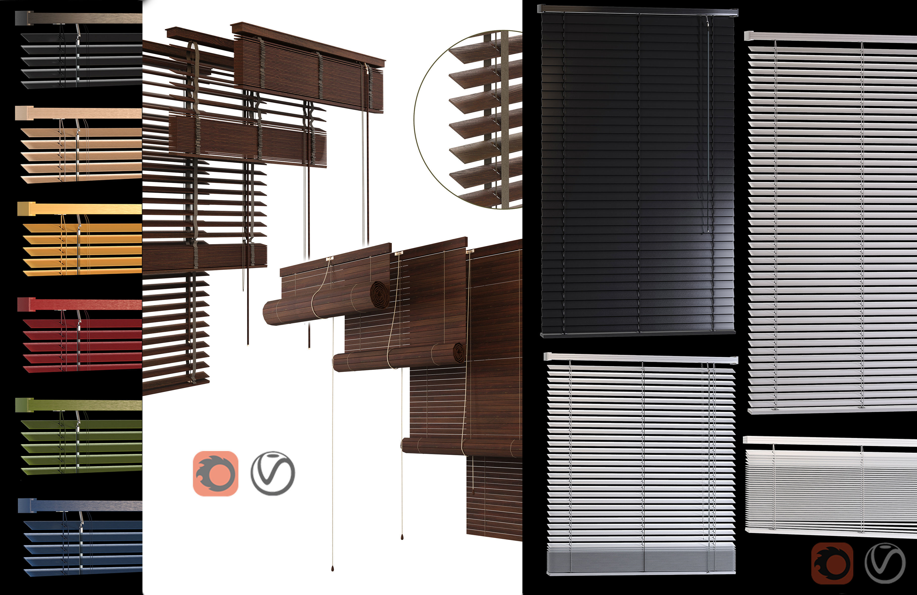 WOODand PVC Blinds