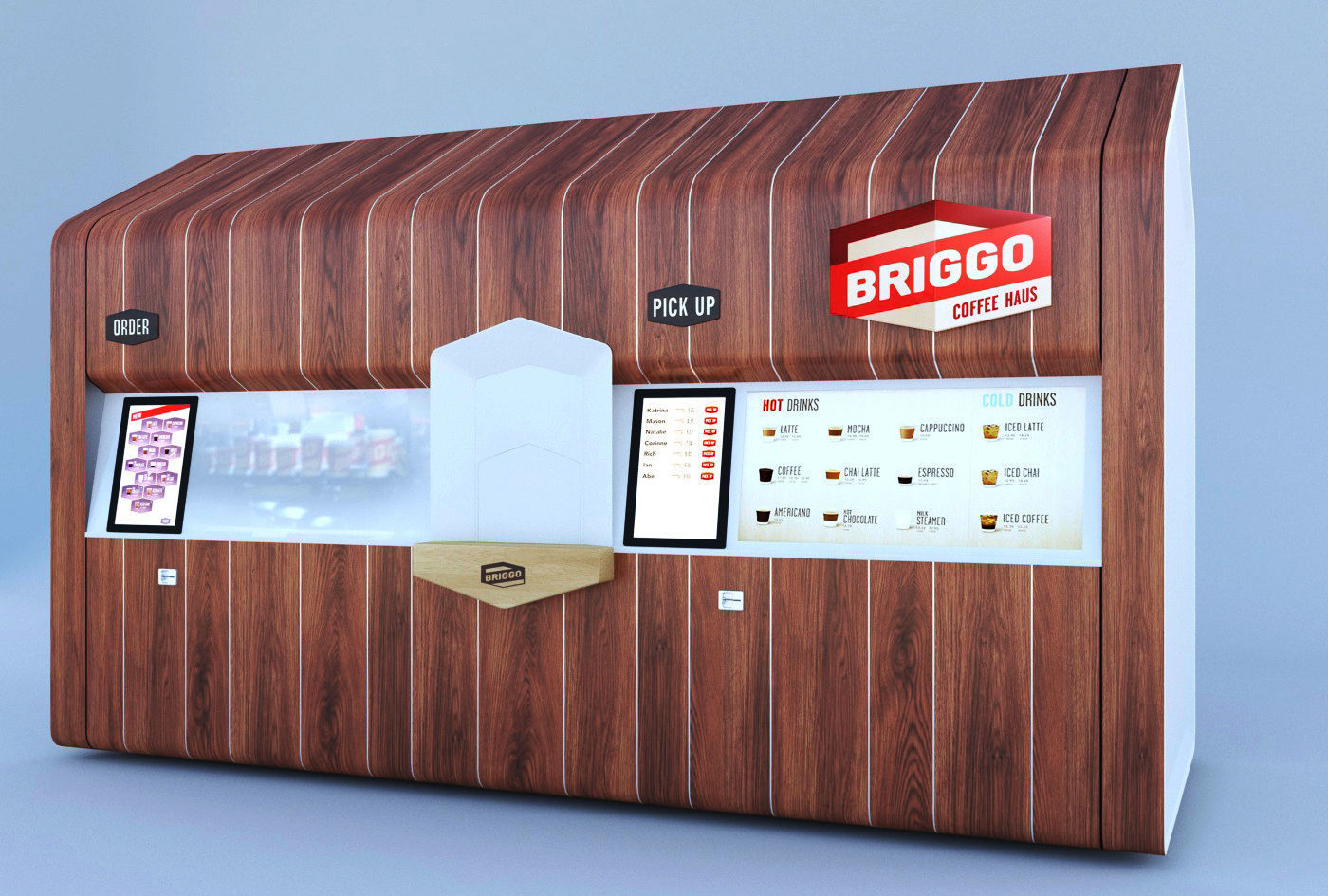 Briggo Coffee Machine 3D model CGTrader