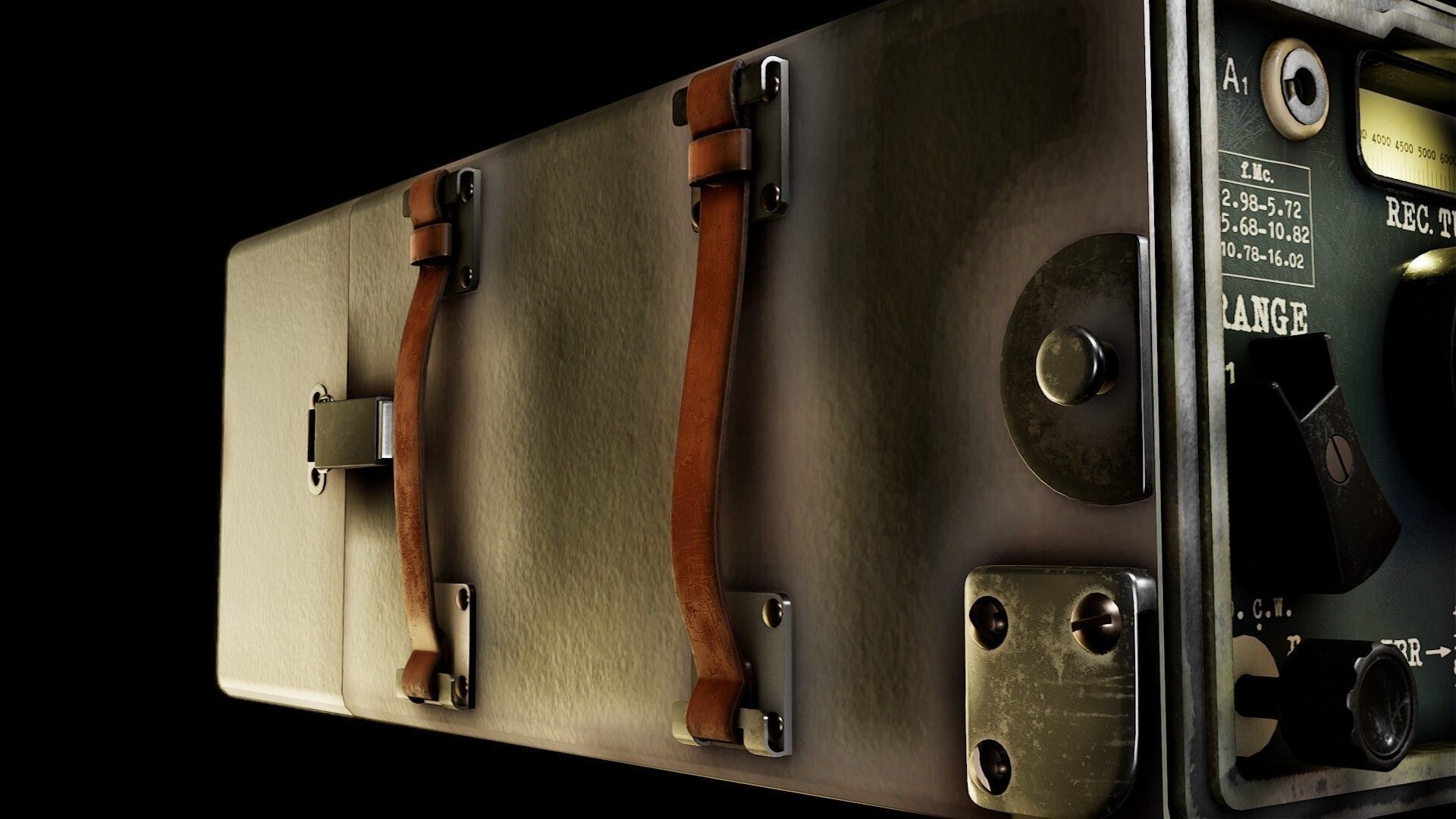 R-353 Proton Soviet spy radio 3D model | CGTrader