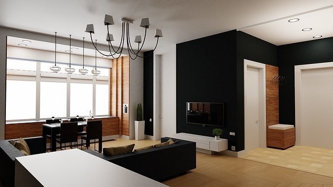 Guest Room 3D model