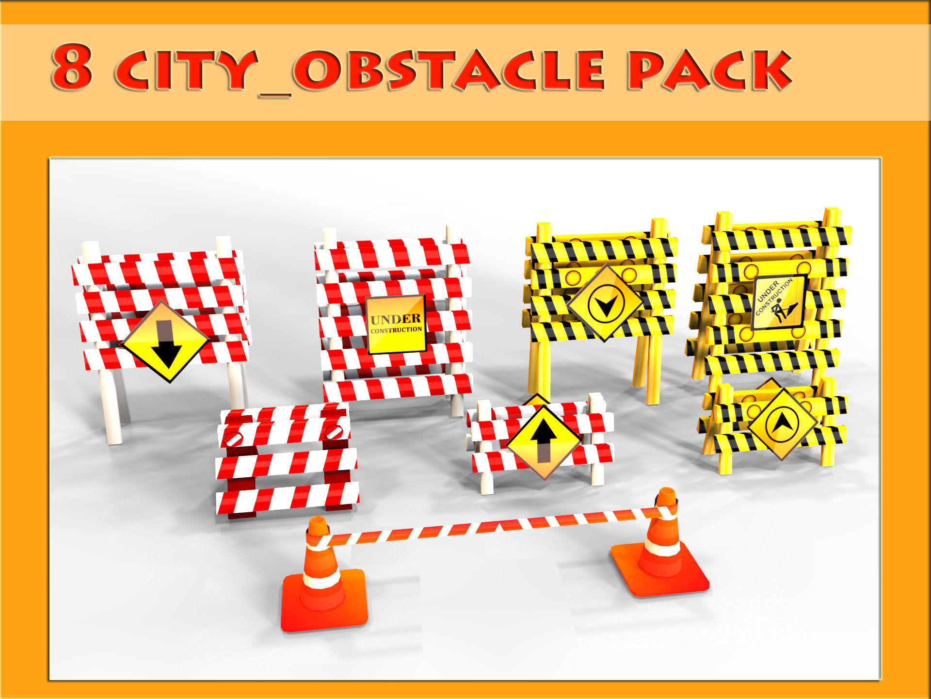 3D City Obstacle