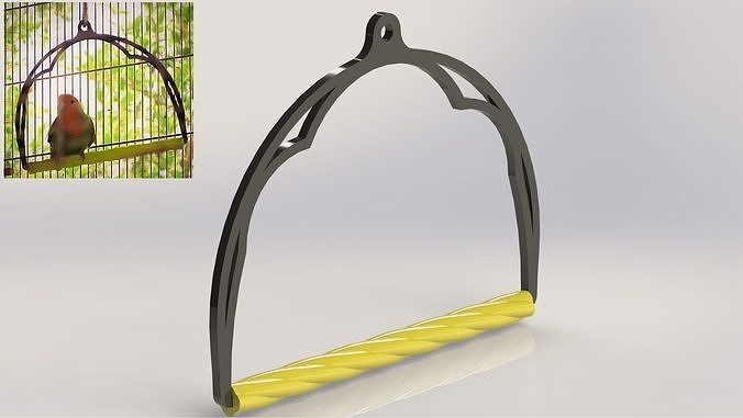 Birds Swing - SolidWorks and 3D printing 3D model 3D printable | CGTrader