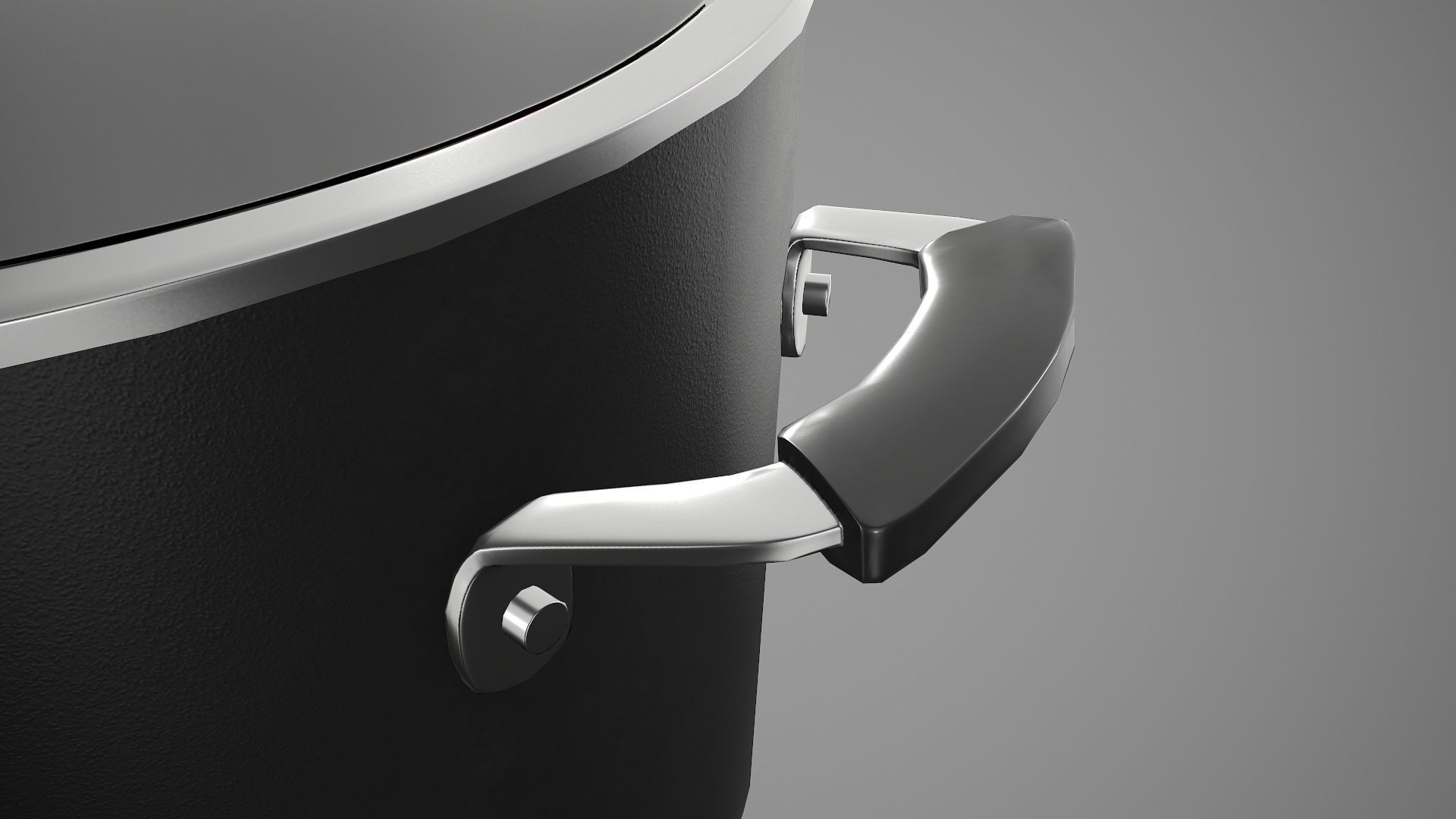 3D model Kitchen Utensil Stockpot Cookware VR / AR / lowpoly CGTrader