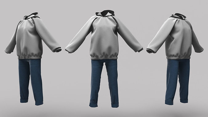 Female Clothing 13 Low-poly 3D model