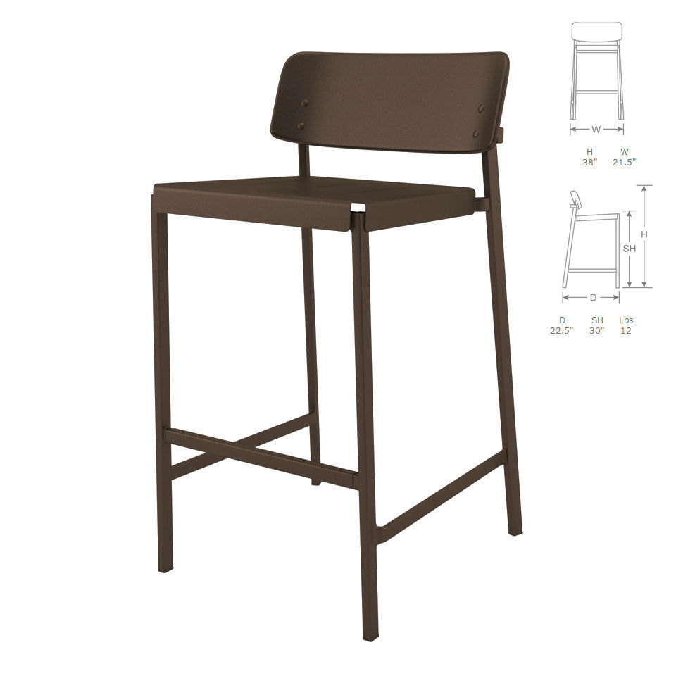 Emu Shine Barstool