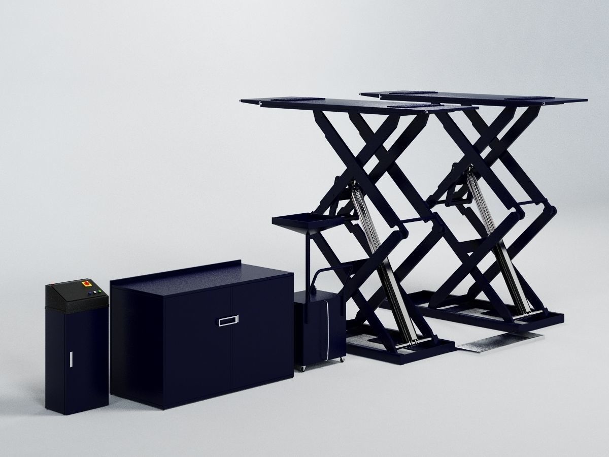 Repair Shop Props 3D model CGTrader